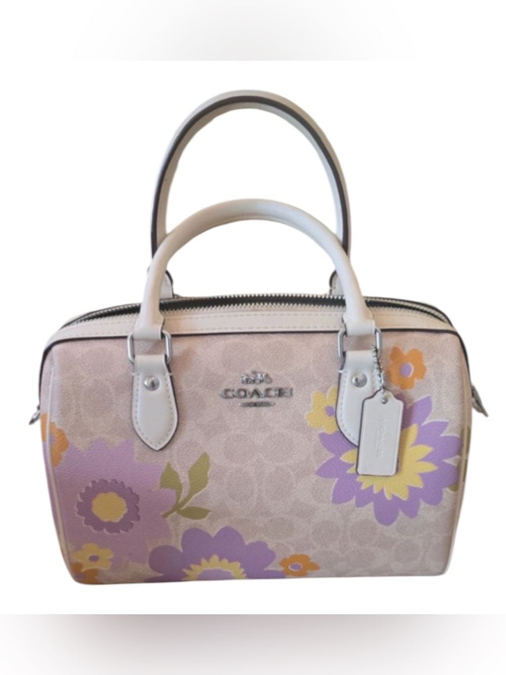 Coach Rowan Satchel in Signature Canvas